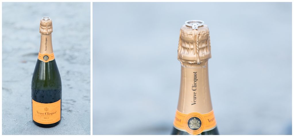 Seacoast, NH engagement photos at Jenness Beach in Rye, NH, photography by halie.