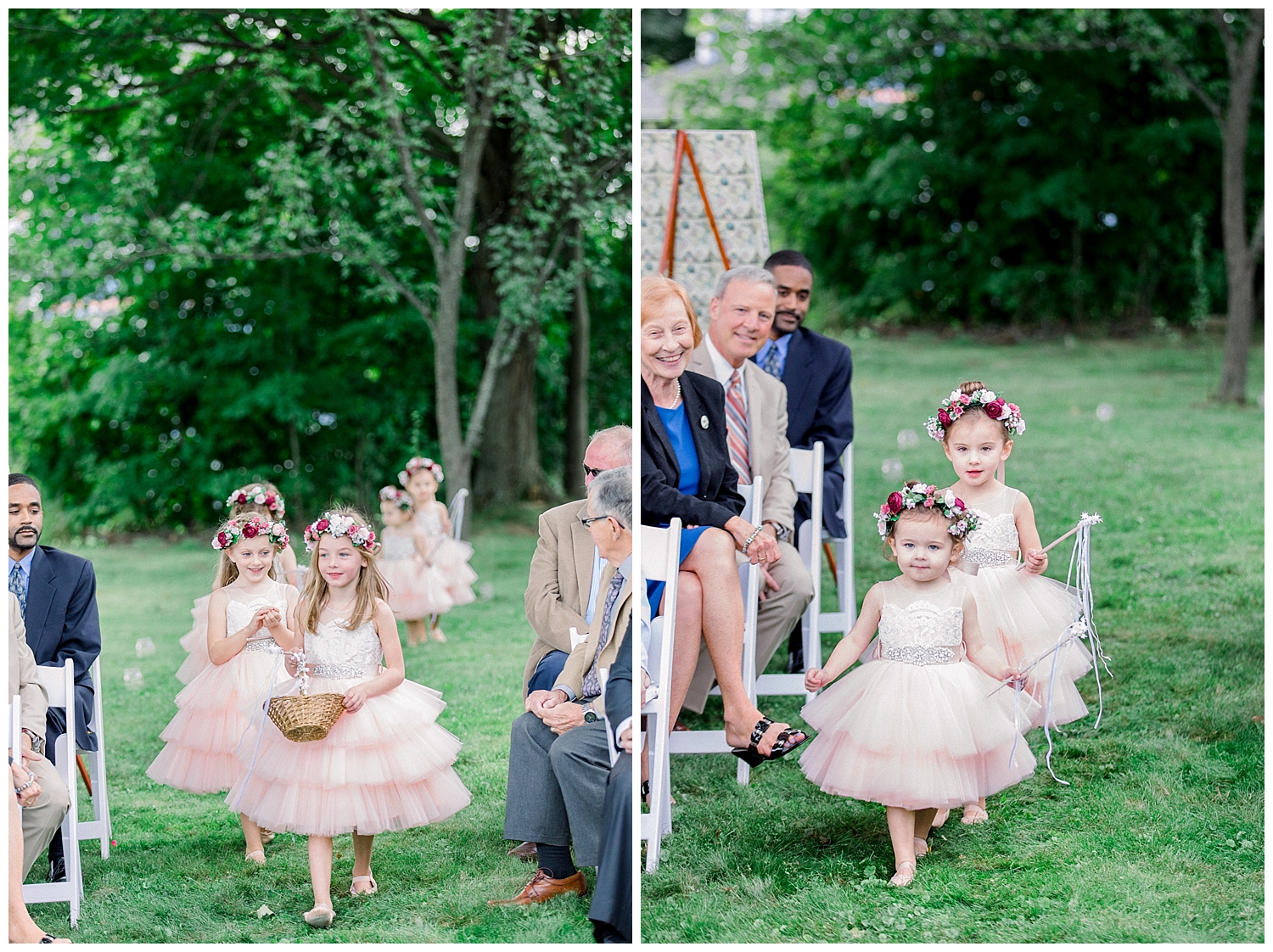 Goffstown, New Hampshire wedding at a private estate. Photography by Halie Olszowy.