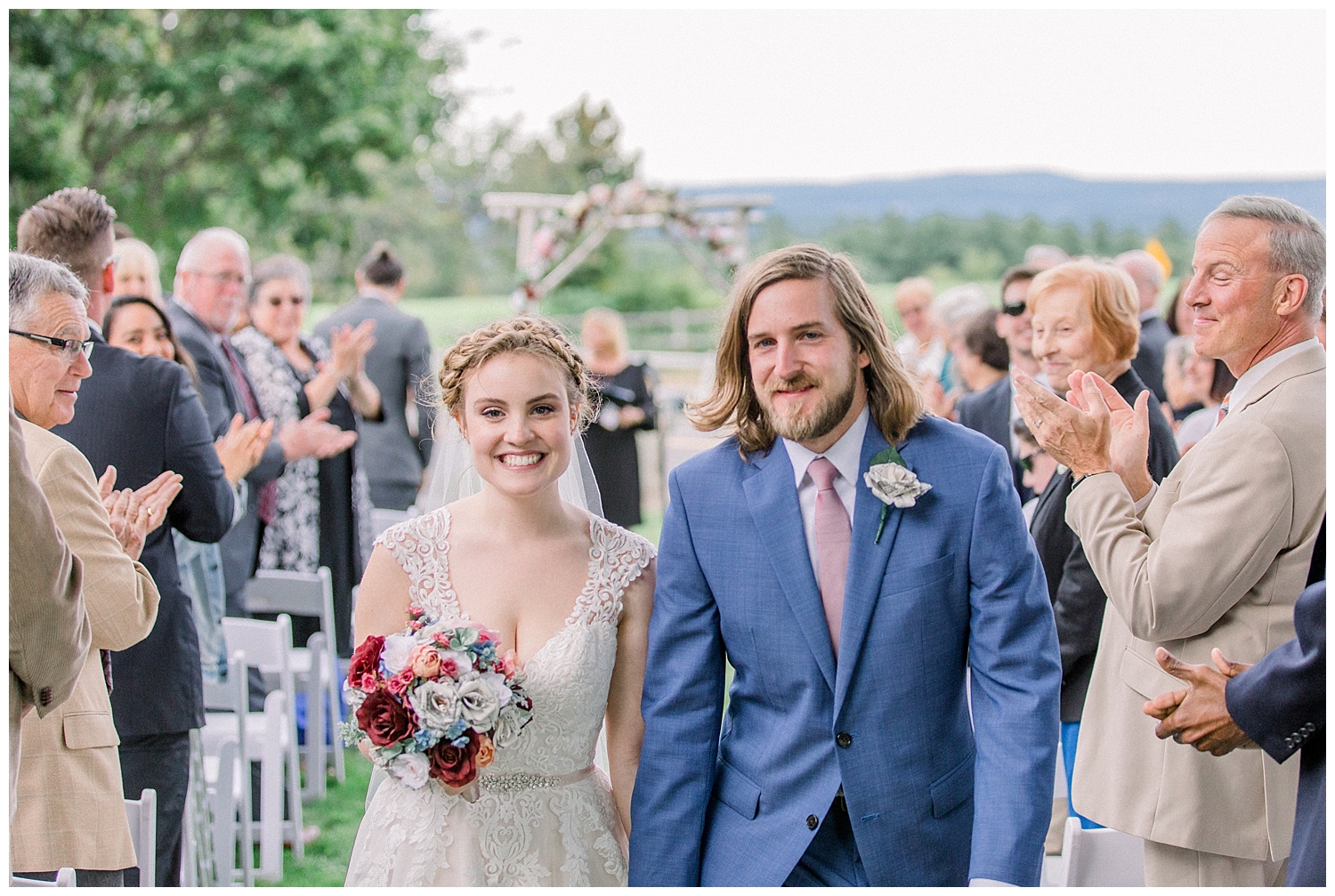 Goffstown, New Hampshire wedding at a private estate. Photography by Halie Olszowy.