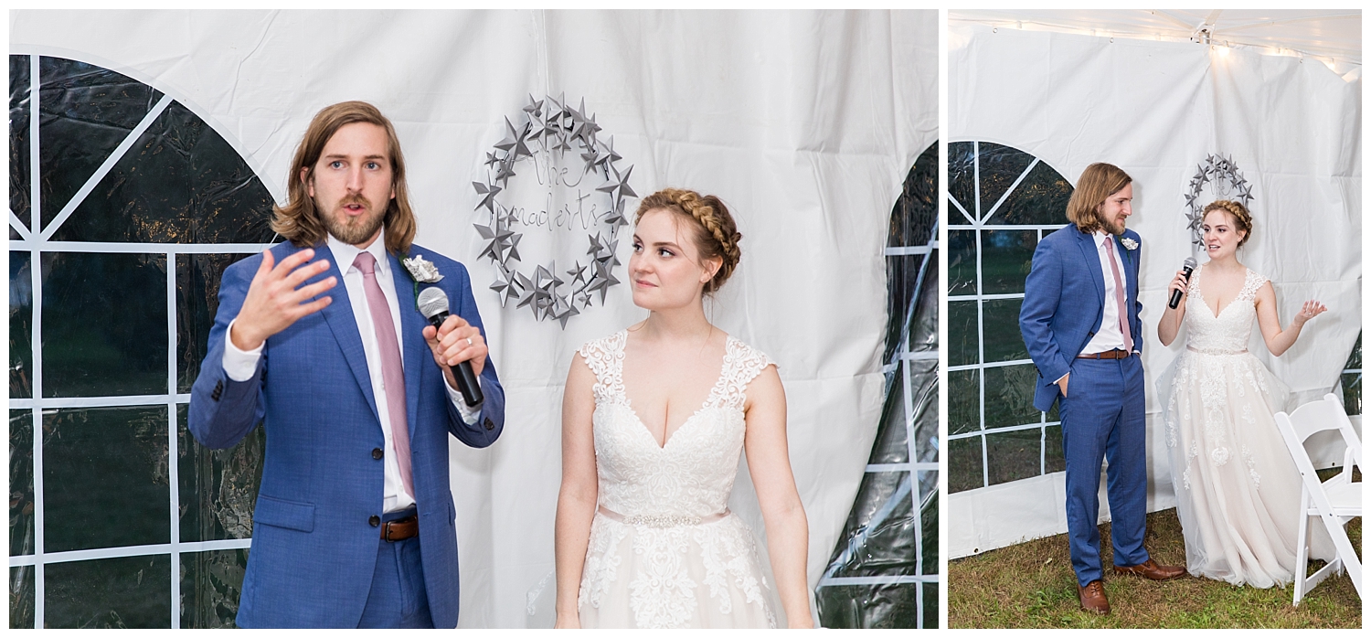Goffstown, New Hampshire wedding at a private estate. Photography by Halie Olszowy.