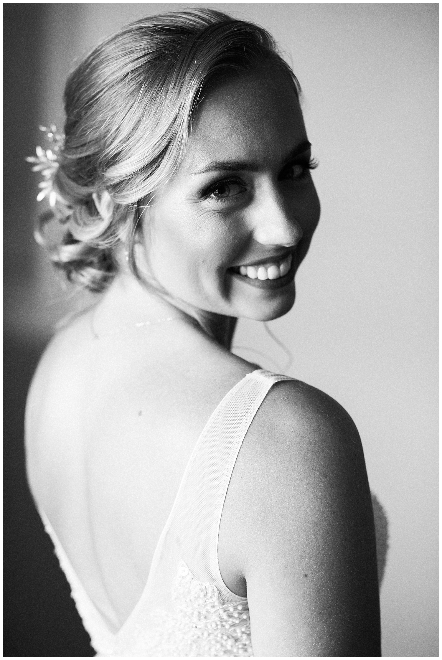 Bridal prep at a Sugarloaf Mountain Resort Wedding in Maine, photos by Halie Olszowy.