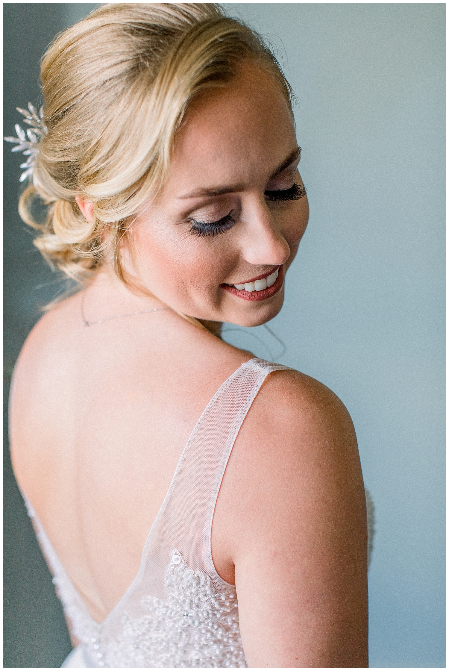 Bridal prep at a Sugarloaf Mountain Resort Wedding in Maine, photos by Halie Olszowy.