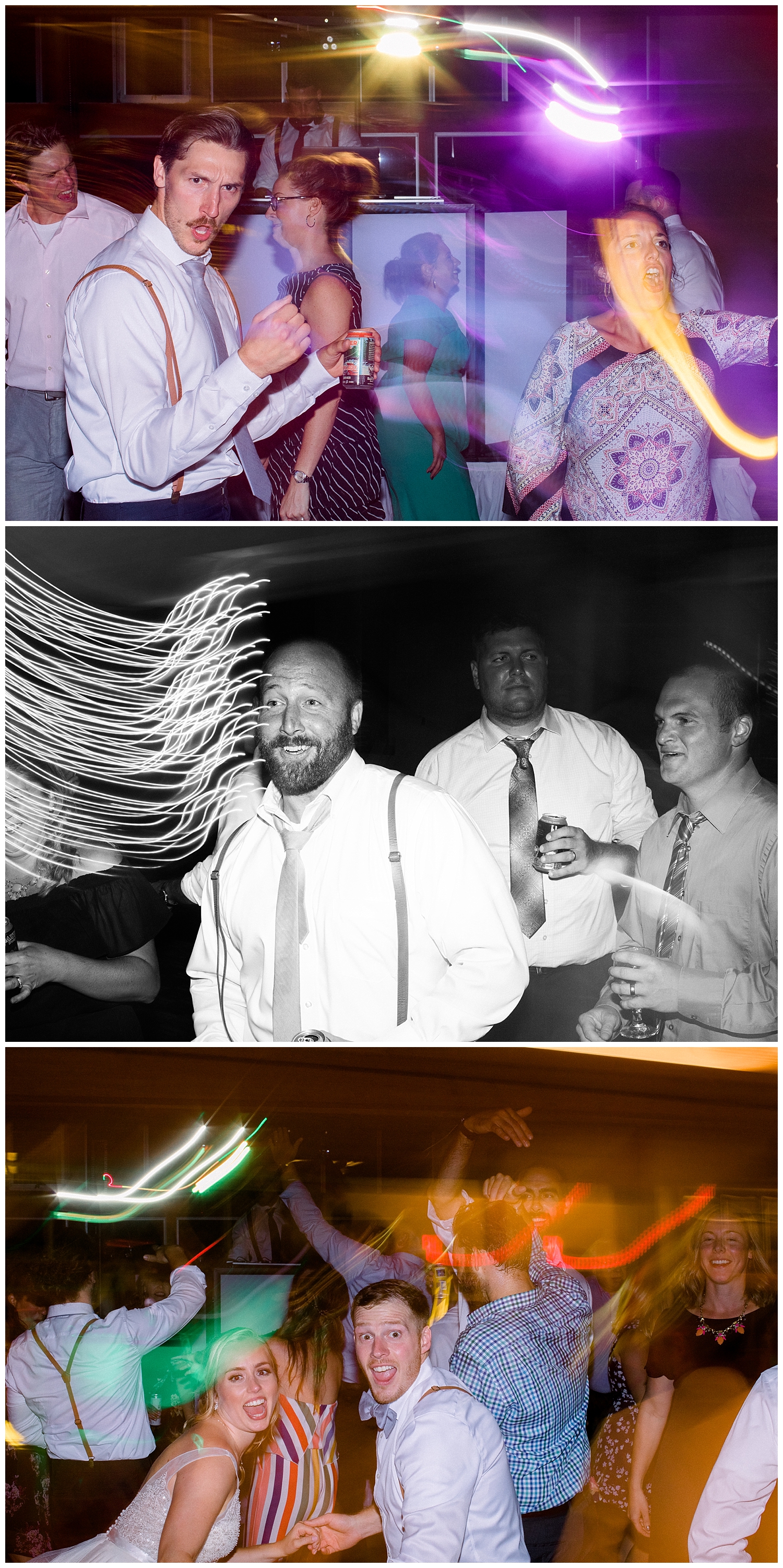 Sugarloaf Mountain Resort Wedding in Maine, photos by Halie Olszowy. Fun reception dancing photos.