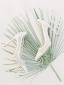 Packing List for Your Wedding Day Detail Photos, D'Moi Christian Dior dotted swiss tulle wedding heels