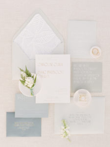 Packing List for Your Wedding Day Detail Photos with custom stationery
