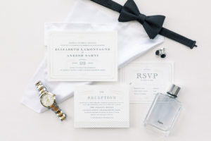 26 Items to Pack for Your Wedding Day Detail Photos for Grooms, Rotary watch, bow tie, cufflinks, cologne