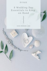 8 Wedding Day Essentials to Keep on Hand