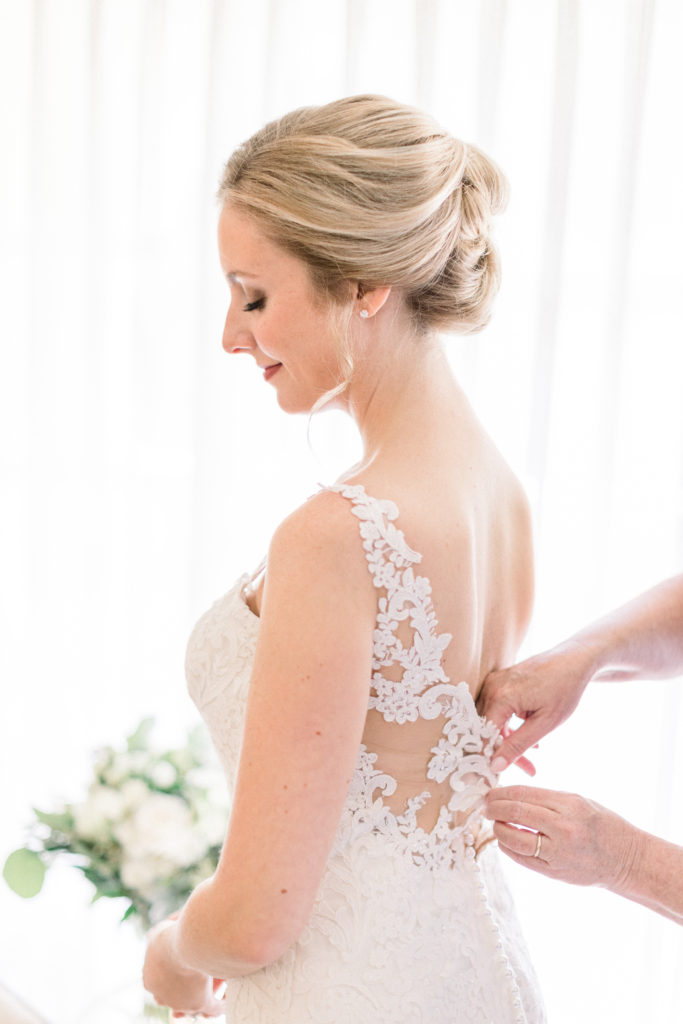 Bedford Village Inn NH Wedding - Essence of Australia wedding dress from Vows Bridal