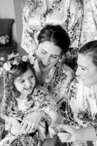 Wedding Day Moments You'll Want to Have - getting ready with your flower girl