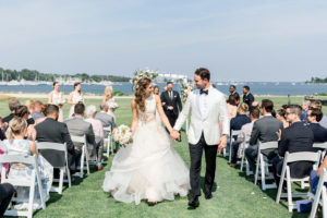 Wedding Day Moments You'll Want to Have - wedding ceremony at Wentworth by the Sea Country Club