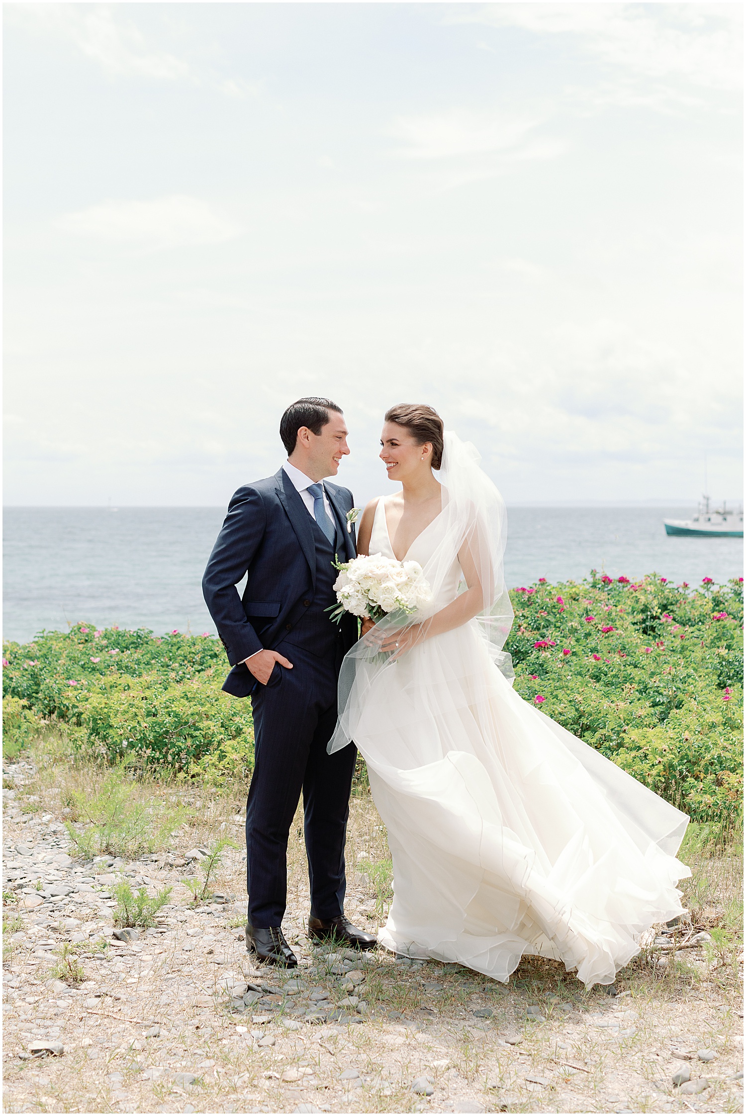 first look at colony hotel wedding in kennebunkport maine