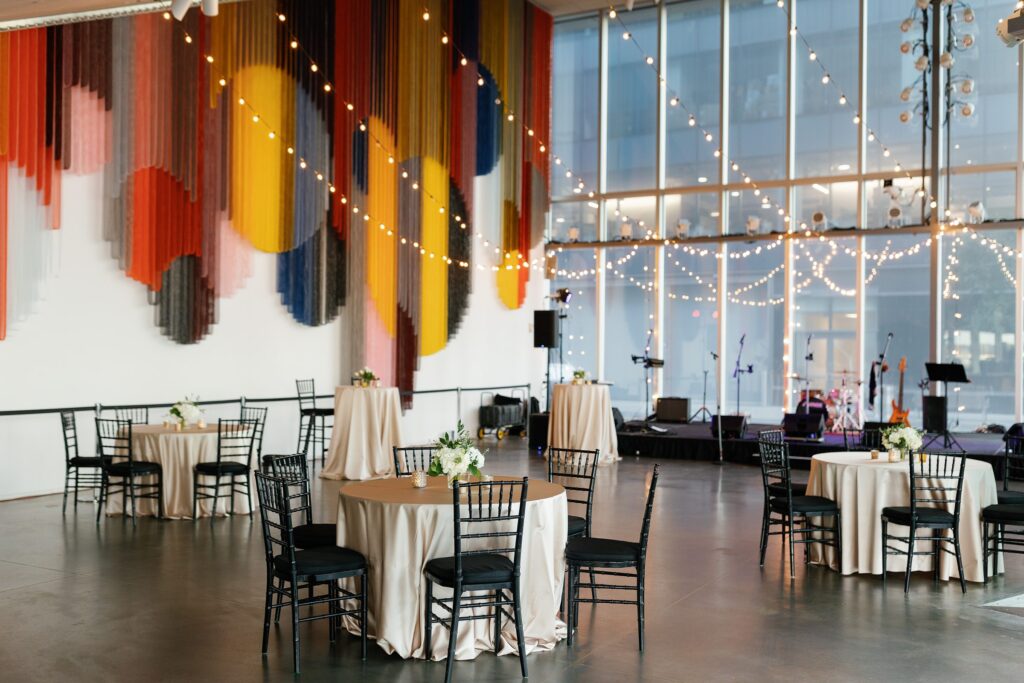Reception space at Boston's Institute of Contemporary Art