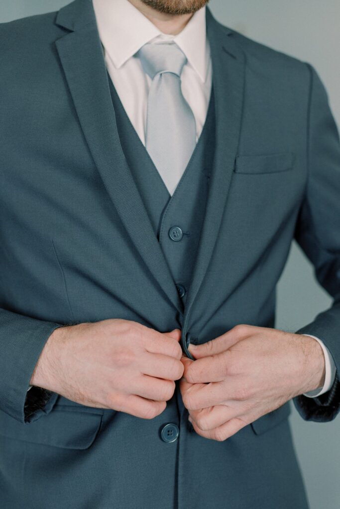 Groom getting ready detail photo for Boston wedding at the The Exchange Conference Center