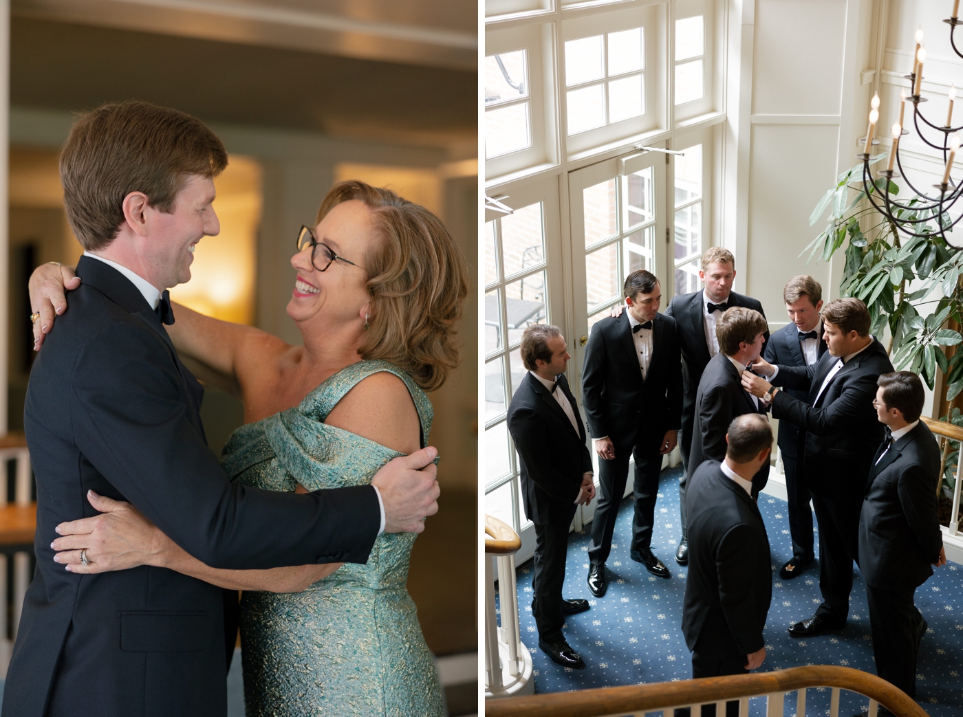 Groom getting ready for his wedding at Woodstock Inn & Resort