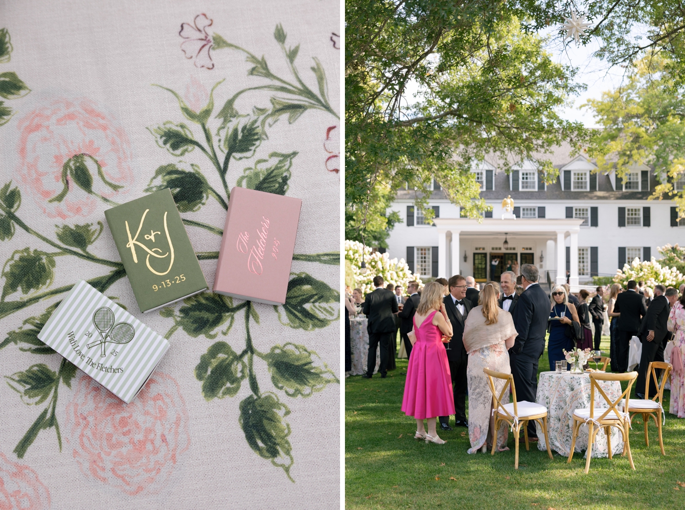 Wedding cocktail hour at Woodstock Inn & Resort