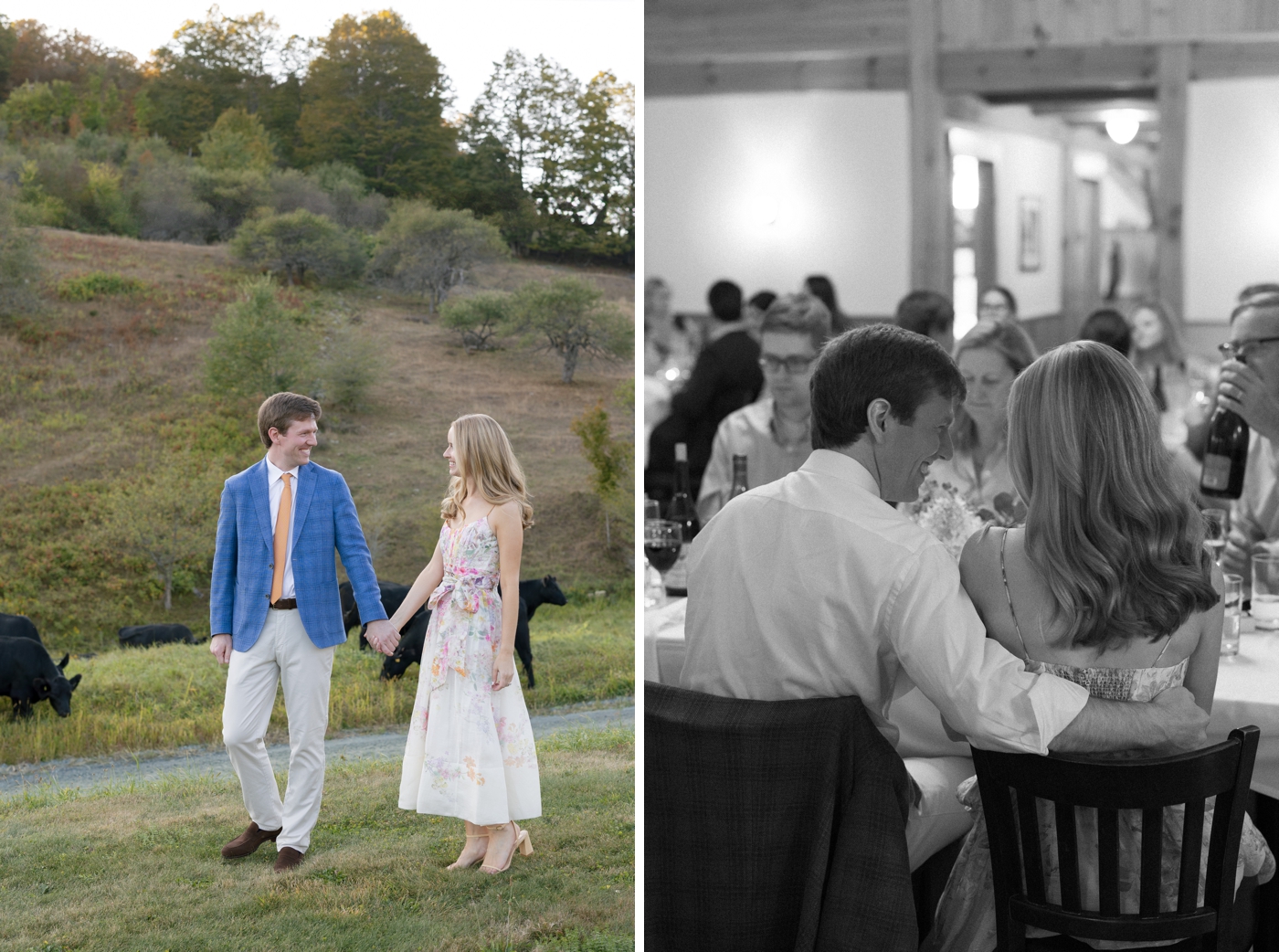Wedding rehearsal dinner at Cloudland Farm