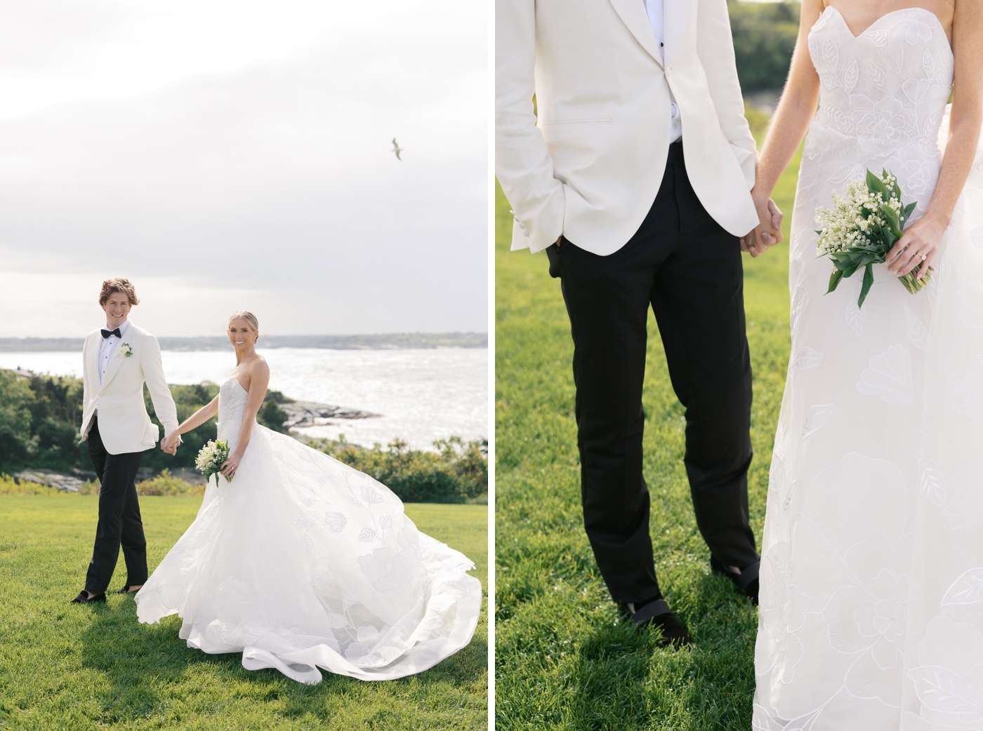 Bridal portraits at the OceanCliff Hotel