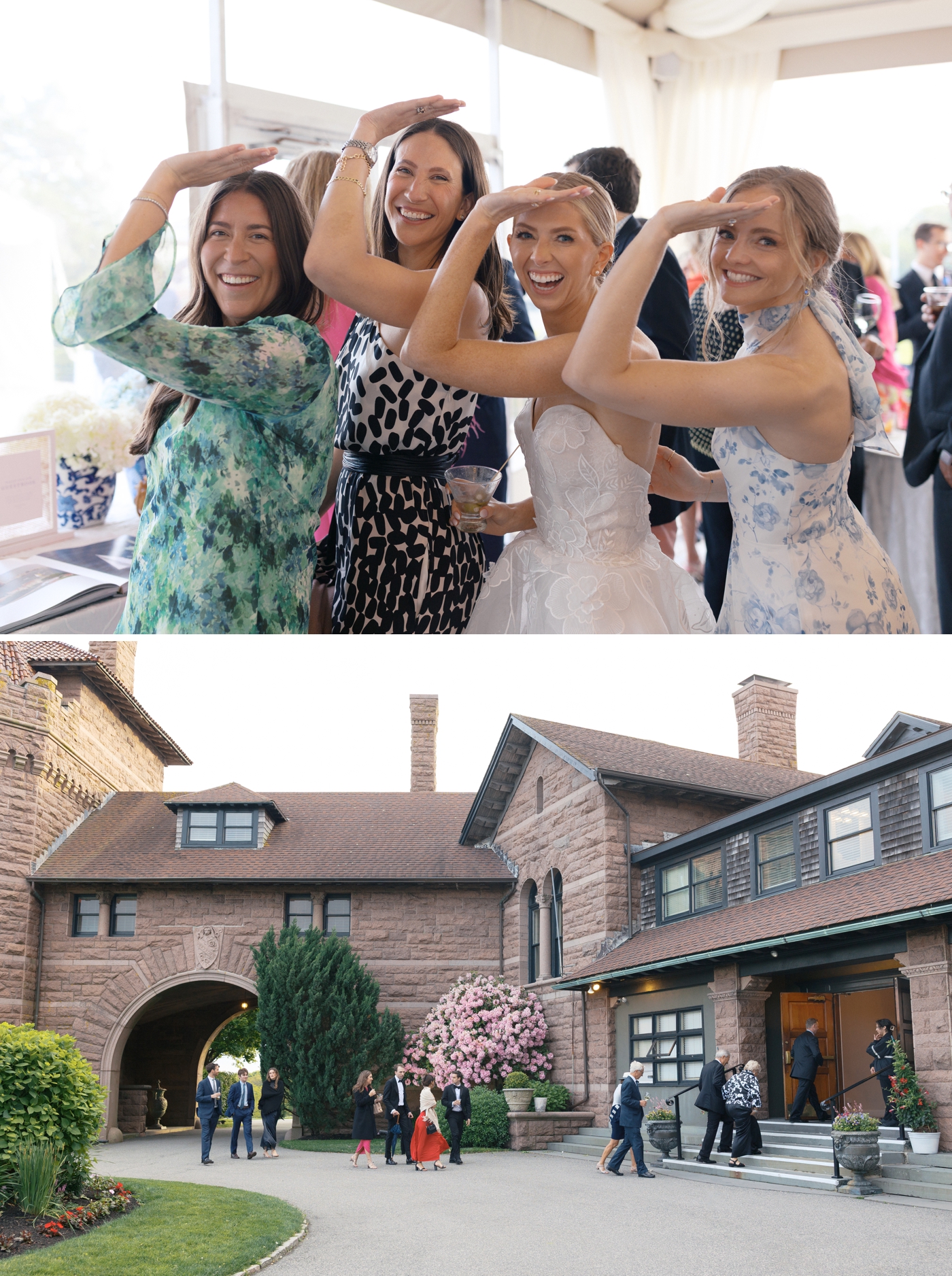 Newport destination wedding at the OceanCliff Hotel