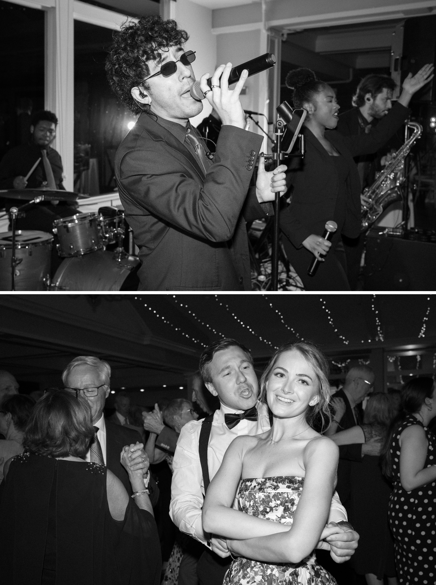 Wedding reception at the OceanCliff Hotel in Newport, RI