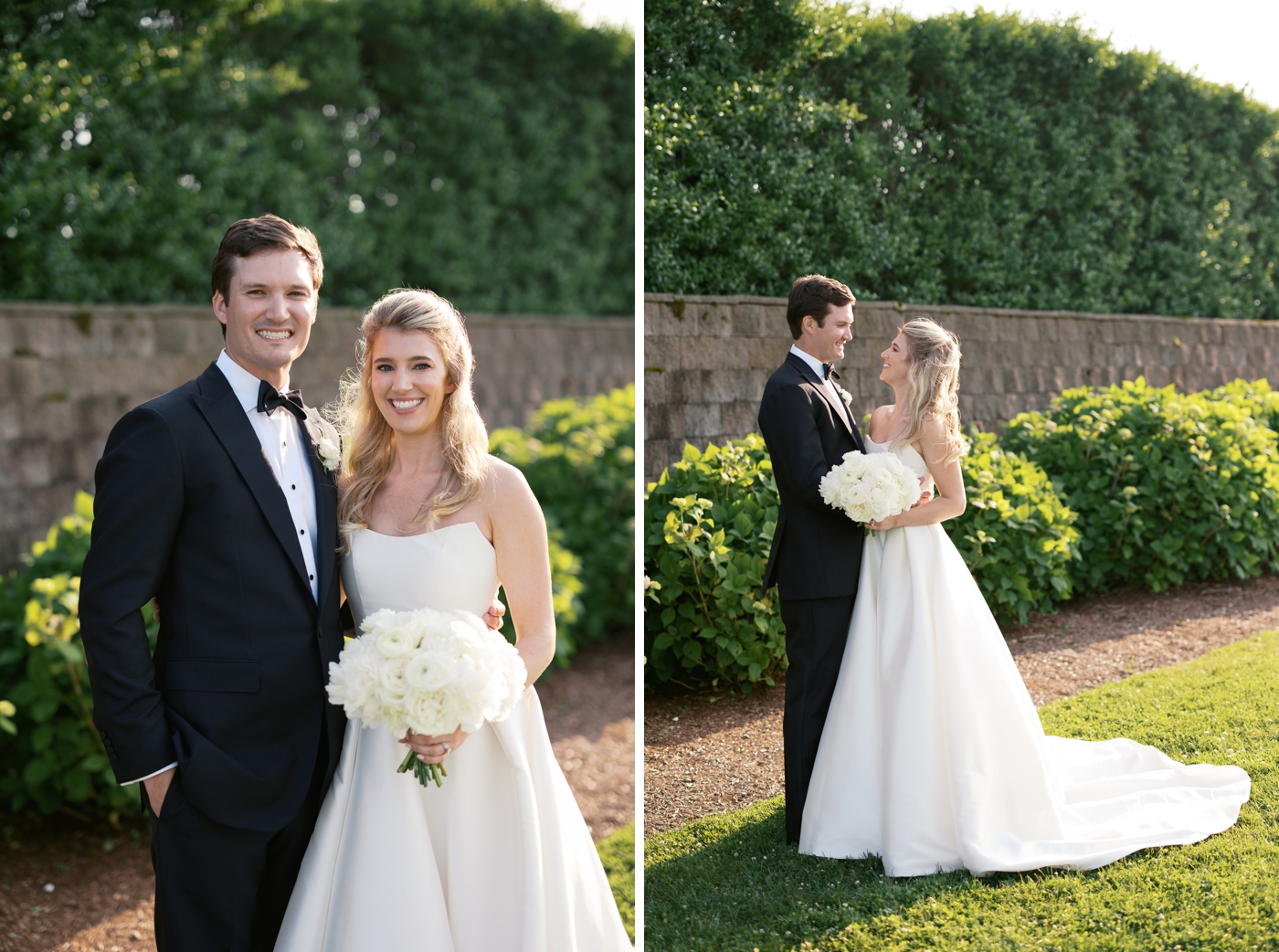 Bridal portraits at Wychmere Beach Club