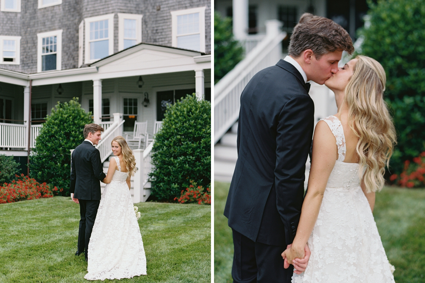 Bridal portraits at the Harbor View Hotel