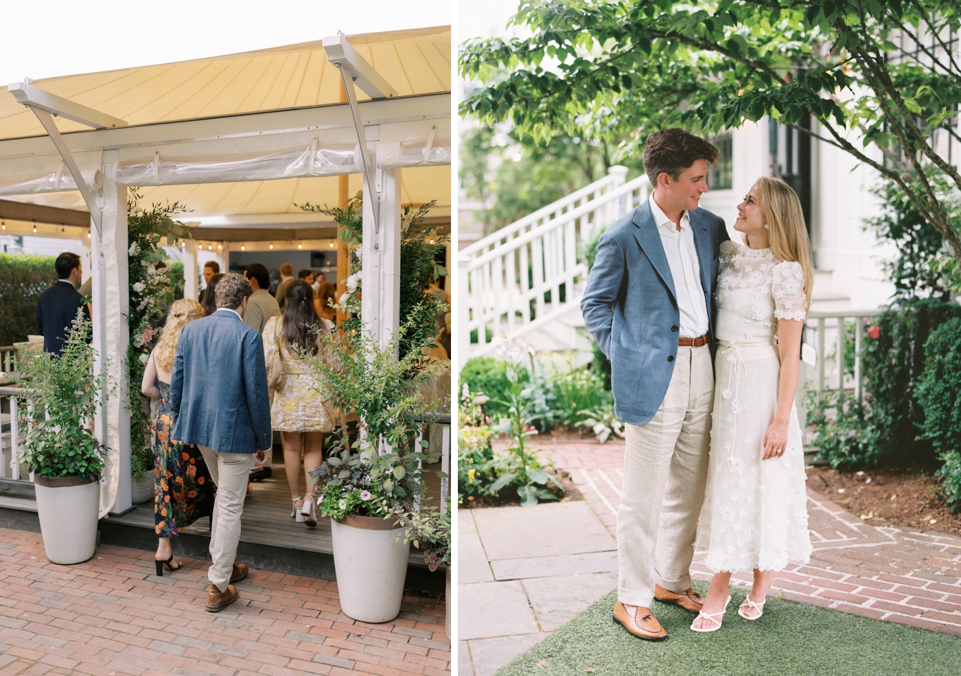 Rehearsal dinner at Atria, Martha's Vineyard