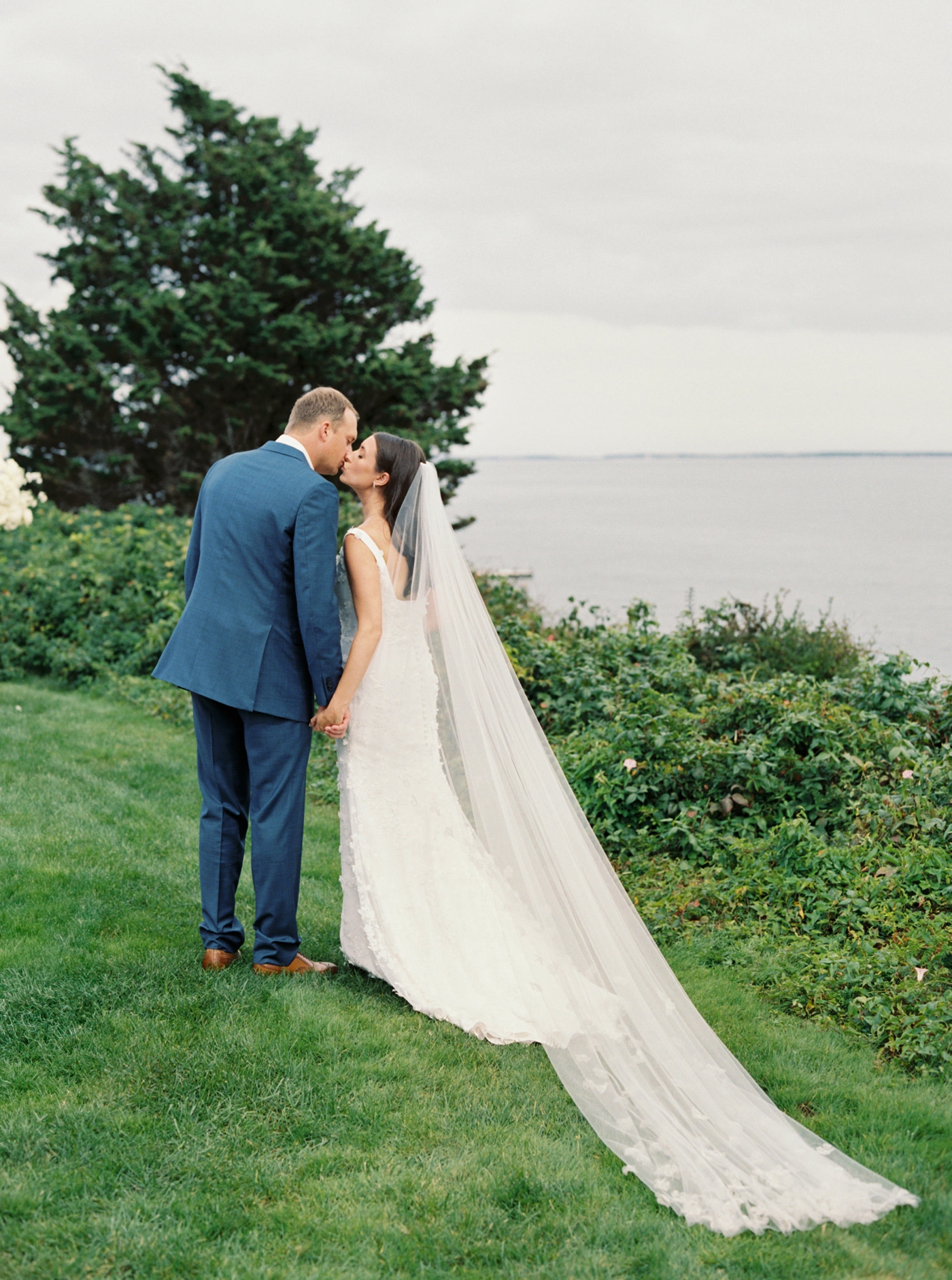 New England film wedding photography by Halie Child
