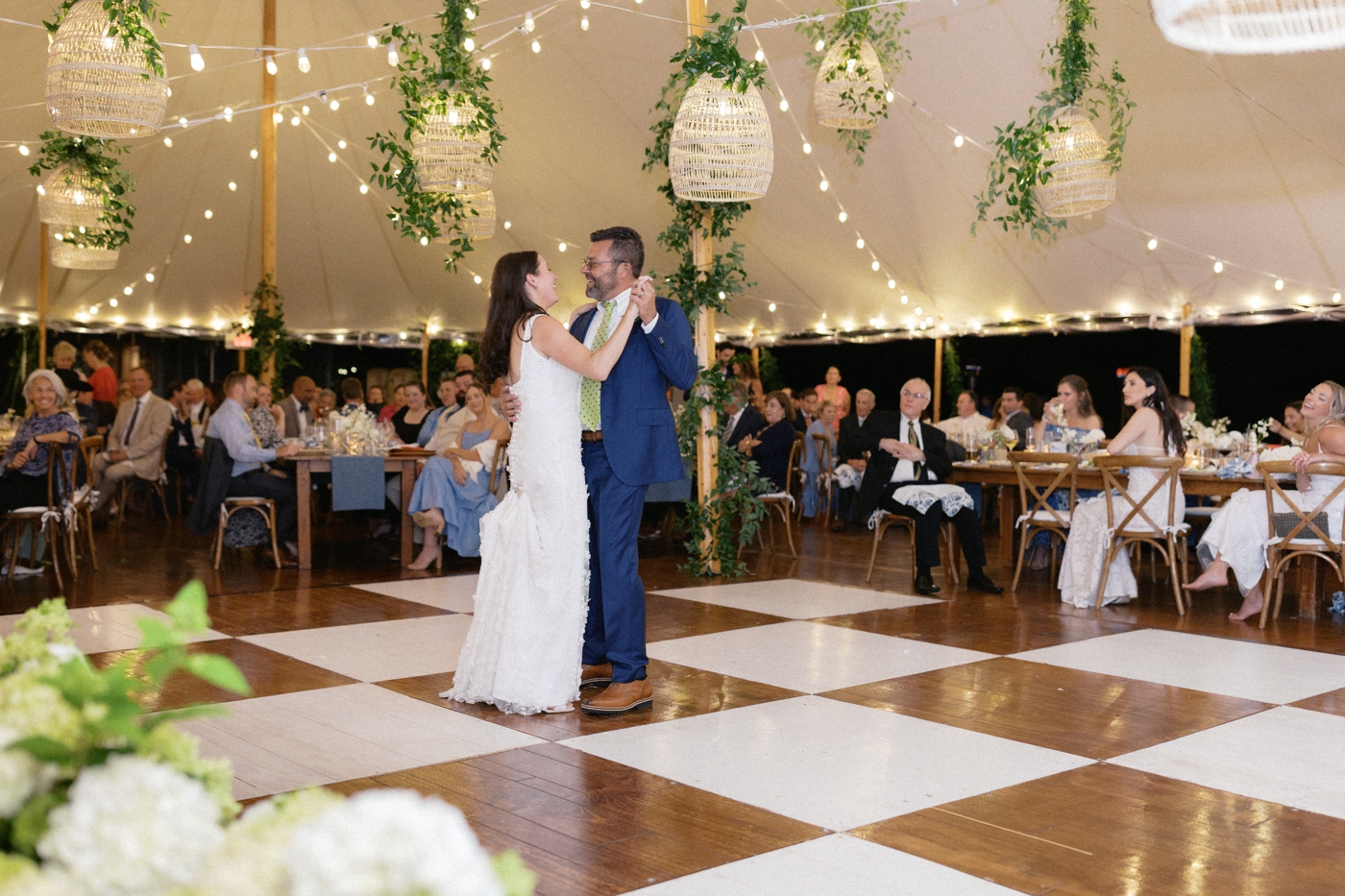 Father of the bride dance at a Cape Cod wedding